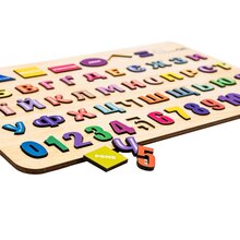 Cортер-розвиваюча дошка PUZZLEOK Азбука, Цифри, Фігури (Арт-15471)