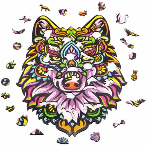 Пазл PUZZLEOK Загадковий Вовк 120 деталей (PuzA3-03102) Для кого універсально