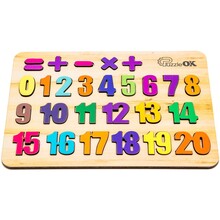 Розвиваюча іграшка PUZZLEOK Цифри А4 (Арт-11230)
