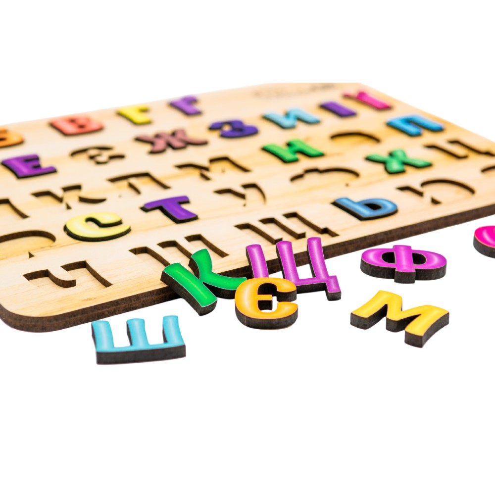 Розвиваюча іграшка PUZZLEOK Азбука А4 (Арт-11229) Для кого універсально
