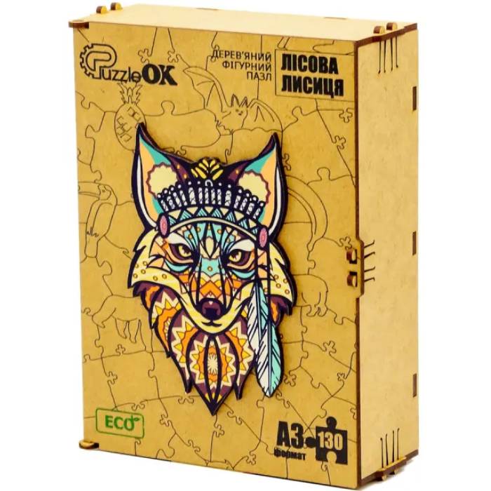 Пазл PUZZLEOK Лісова Лисиця 130 ел (PuzA3-03109) Для кого універсально
