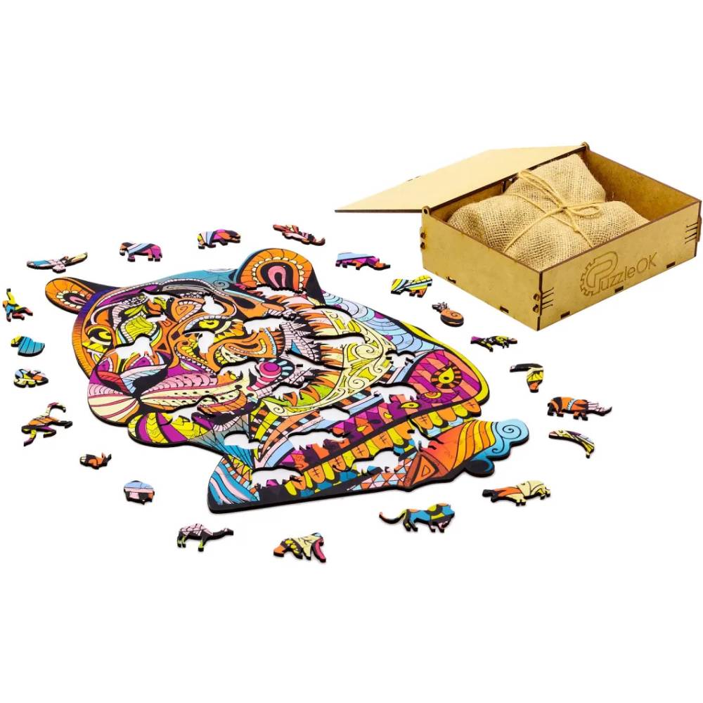 Пазл PUZZLEOK Загадковий тигр 129 ел (PuzA3-03110) Пазл PUZZLEOK Загадковий тигр 129 ел (PuzA3-03110)