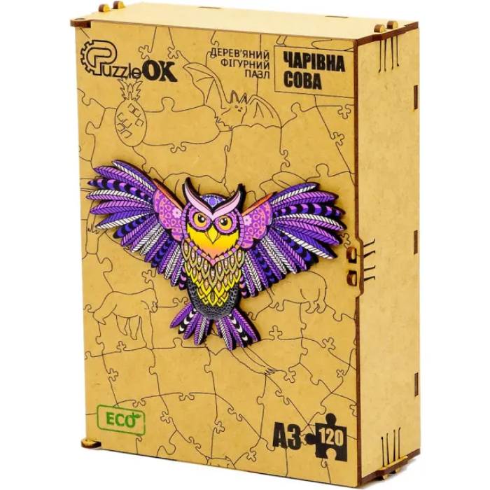 Пазл PUZZLEOK Чарівна Сова 120 ел (PuzA3-03111) Для кого універсально