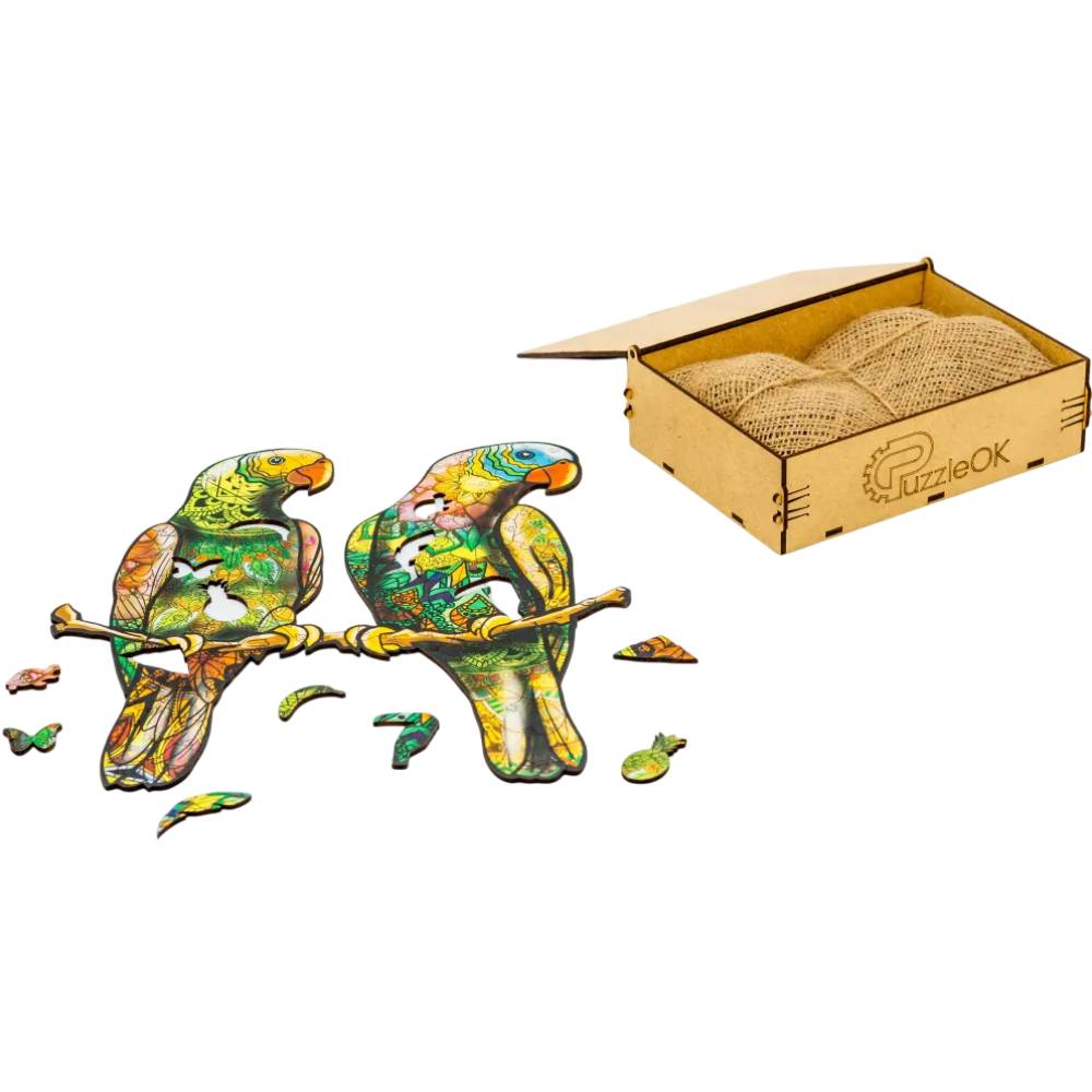 Пазл PUZZLEOK Волнистые Попугаи 120 эл (PuzA3-03129) Предмет изучения логика 