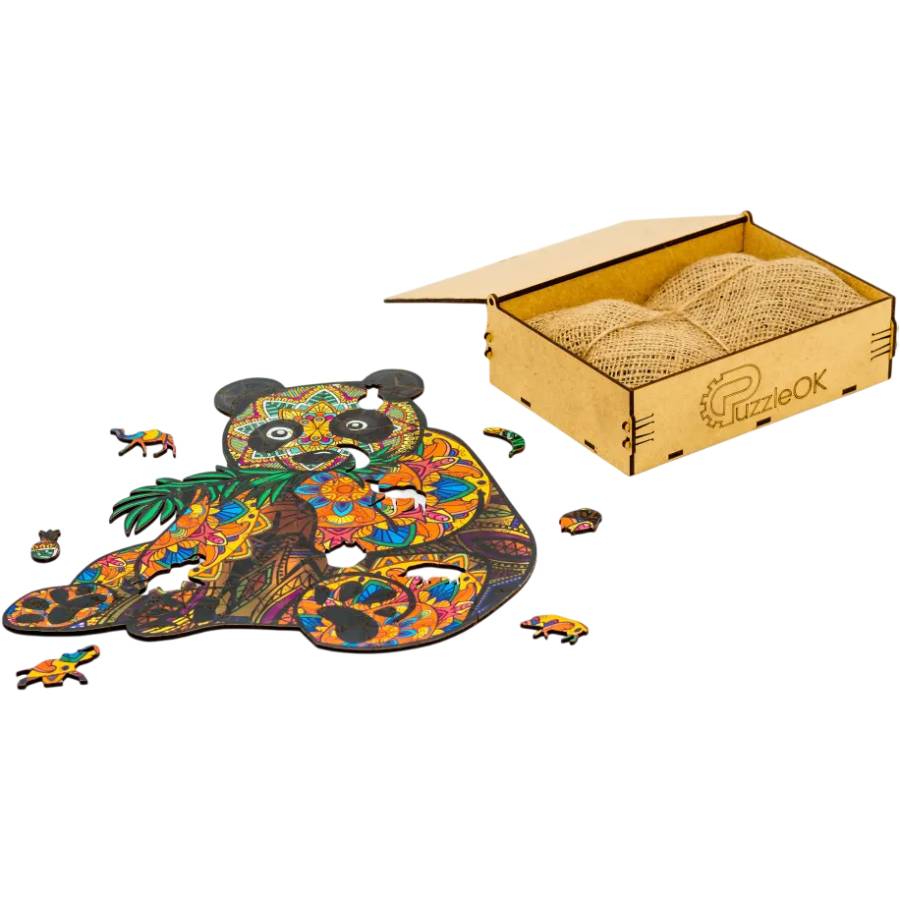Пазл PUZZLEOK Панда 124 ел (PuzA3-03130) Предмет вивчення логіка
