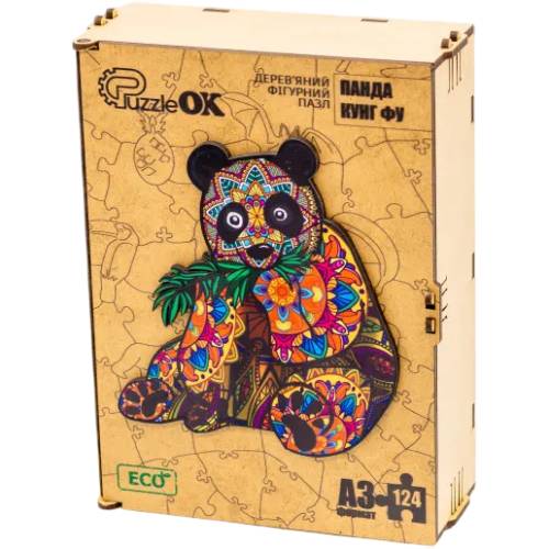 Пазл PUZZLEOK Панда 124 ел (PuzA3-03130) Для кого універсально