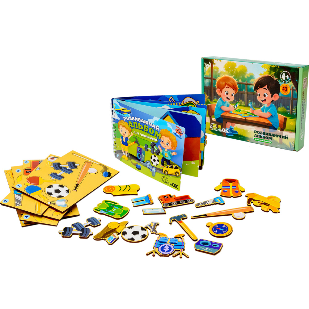 Развивающий альбом PUZZLEOK Puz-22920 Предмет изучения окружающий мир