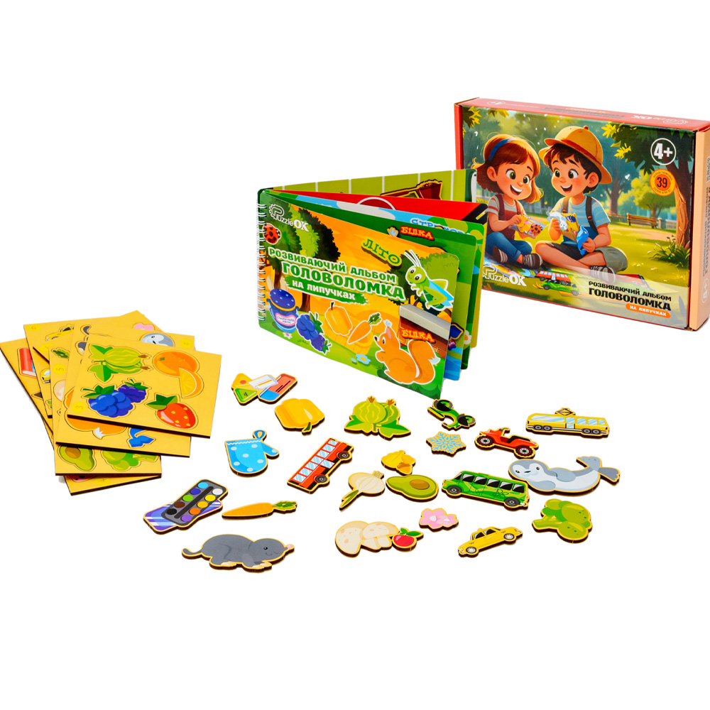 Альбом головоломка PUZZLEOK 39 эл Puz-22925 Предмет изучения окружающий мир