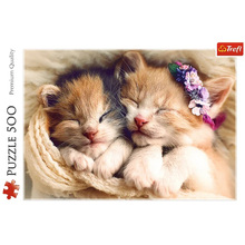 Пазл TREFL Спящие котята 500 эл (5900511372717)