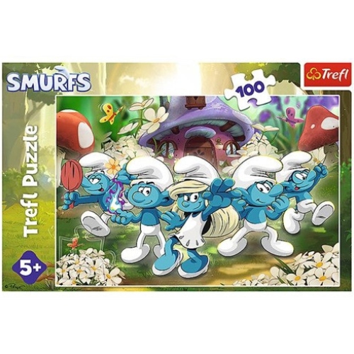 Пазл TREFL The Smurfs Встреча со смурфами 100 эл. (5900511164879)
