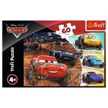 Пазл TREFL Cars Блискавка Макквін із друзями 60 ел. (5900511173277)