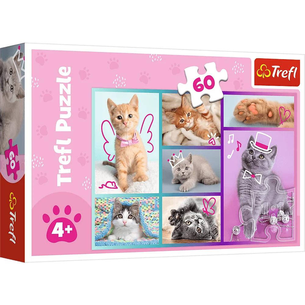Пазл TREFL Милые котики 60 эл. (5900511173734) Пазл TREFL Милые котики 60 эл. (5900511173734)