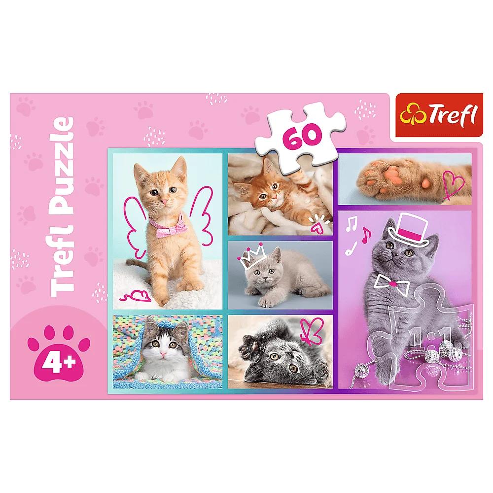Пазл TREFL Милые котики 60 эл. (5900511173734) Возраст от 4 лет 