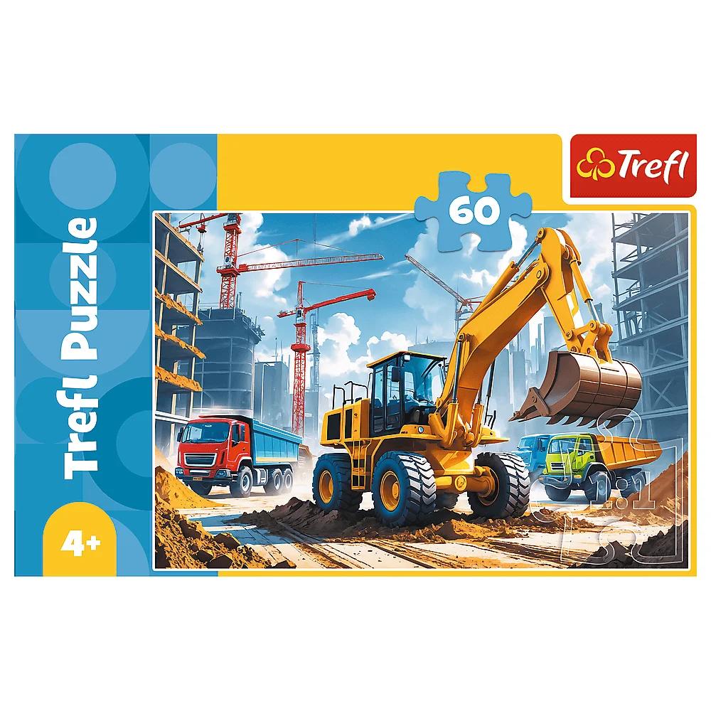 Пазл TREFL Екскаватор-навантажувач 60 ел. (5900511174069) Вік від 4 років