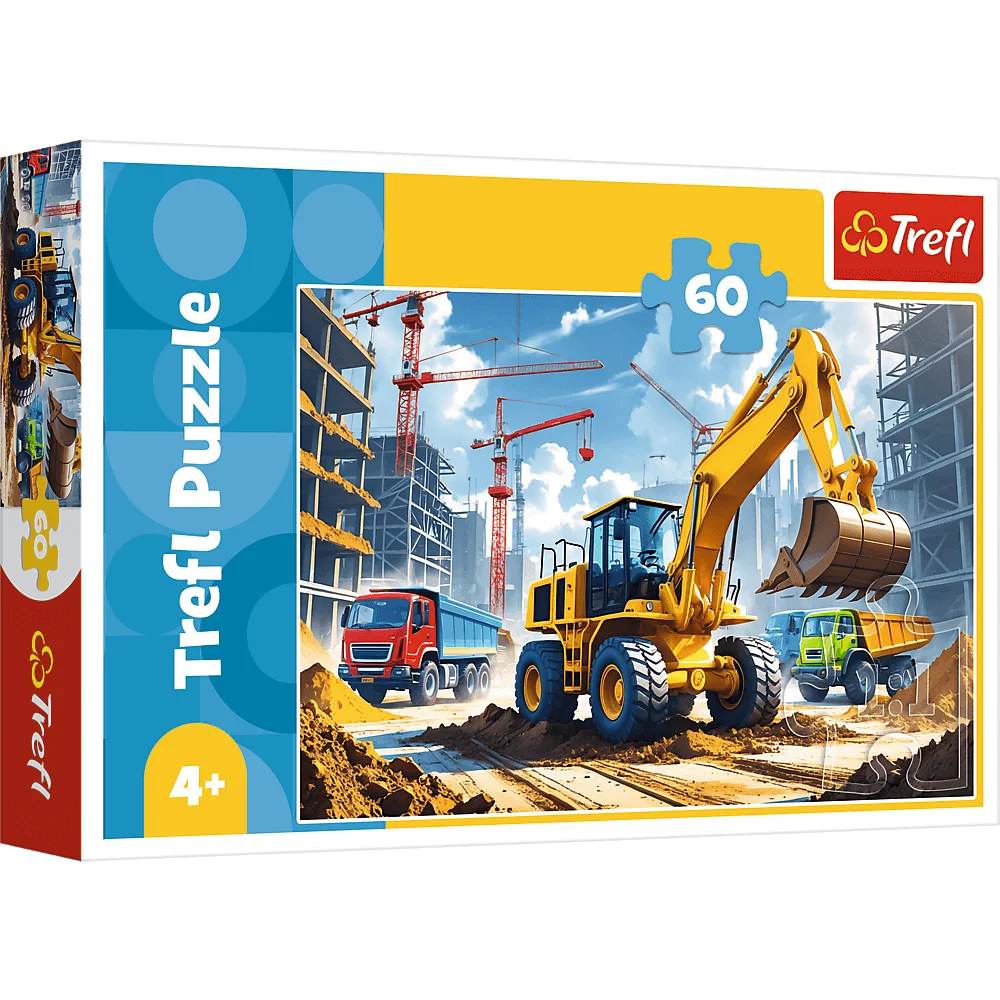 Пазл TREFL Екскаватор-навантажувач 60 ел. (5900511174069) Пазл TREFL Екскаватор-навантажувач 60 ел. (5900511174069)
