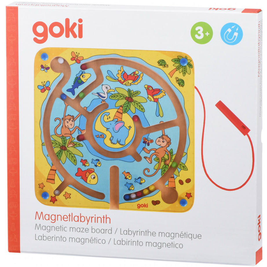 Игра GOKI Магнитный лабиринт Остров (53818G) Предмет изучения логика 