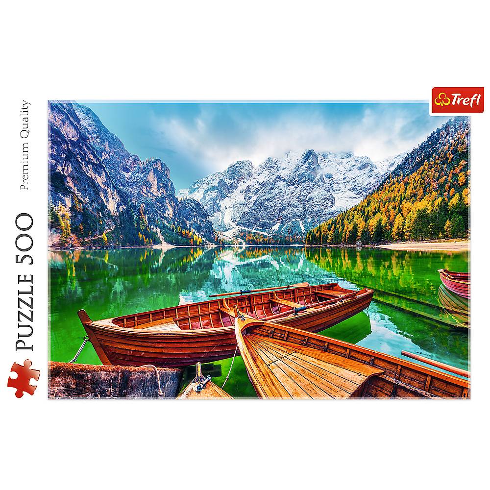 Пазлы Trefl Озеро Браес Италия 500 эл (5900511374865)