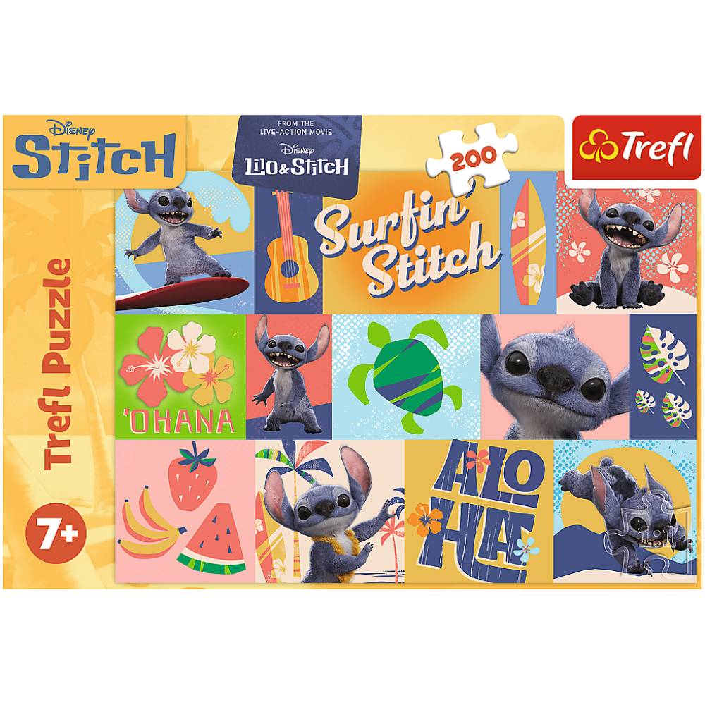Пазли Trefl Lilo & Stitch The Movie Пригоди на Гаваях 200 ел (5900511133318) Для кого універсально