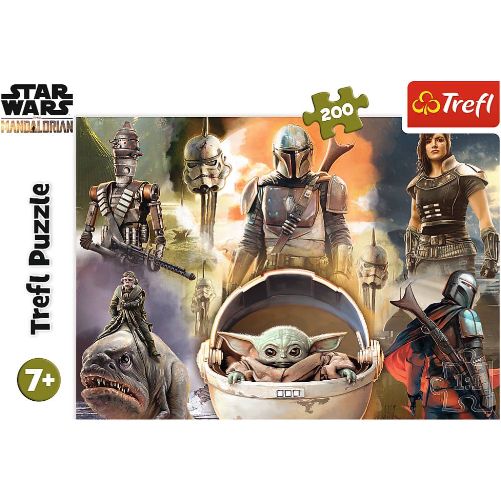 Пазли Trefl Star Wars The Mandalorian Готовий до бою 200 ел (5900511132762) Пазли Trefl Star Wars The Mandalorian Готовий до бою 200 ел (5900511132762)