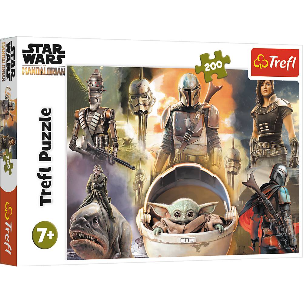 Пазли Trefl Star Wars The Mandalorian Готовий до бою 200 ел (5900511132762) Предмет вивчення логіка