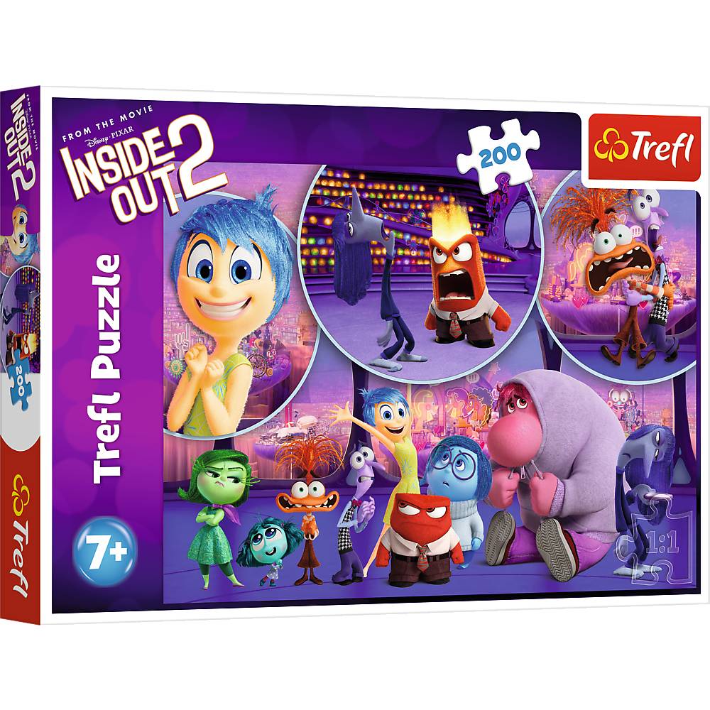 Пазлы Trefl Inside Out 2 Детские эмоции 200 эл (5900511133059) Предмет изучения логика 