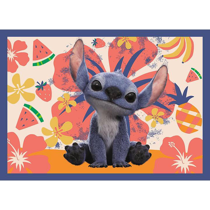 Пазл TREFL 4in1 Disney Stitch The Movie Відпочинок на Гаваях 35+48+54+70 елементів (5900511346664) Для кого універсально