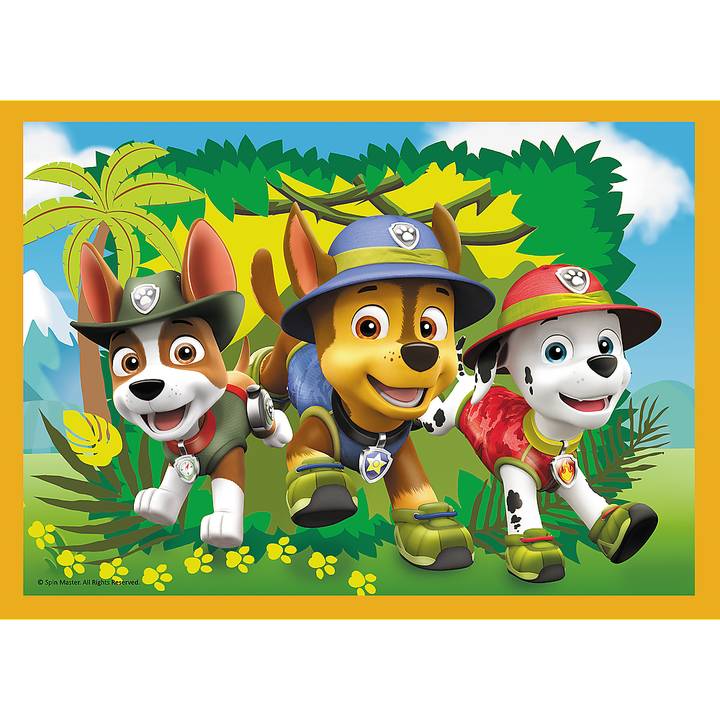 Пазл TREFL 4in1 Paw Patrol Праздник у щенячьего патруля 35+48+54+70 элементов (5900511343953) Предмет изучения логика 