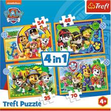 Пазл TREFL 4in1 Paw Patrol Праздник у щенячьего патруля 35+48+54+70 элементов (5900511343953)
