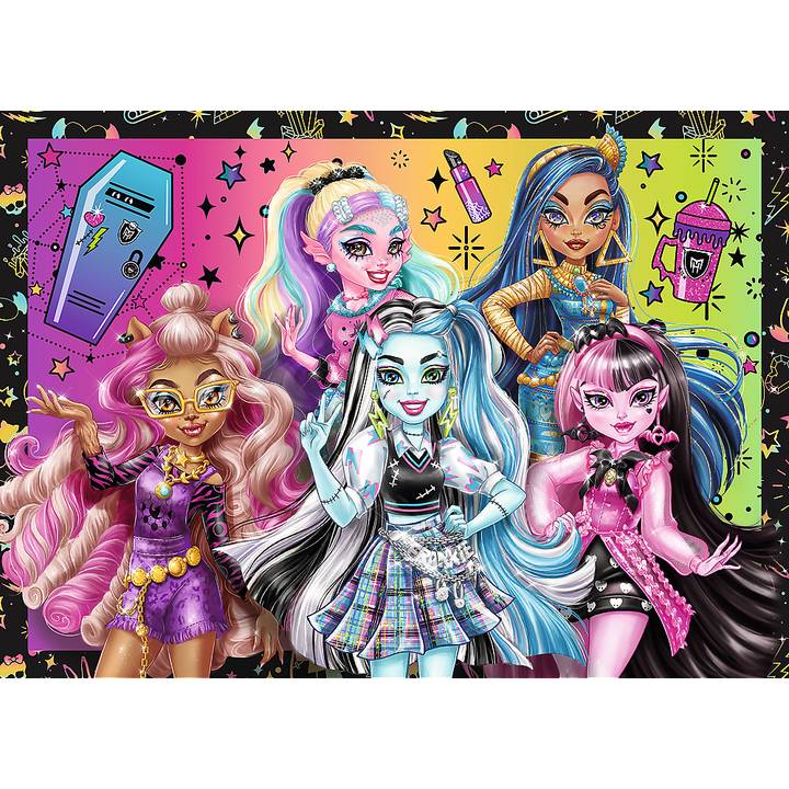 Пазл TREFL 4in1 Monster High Напряженный день в Монстр Хай 35+48+54+70 элементов (5900511346558) Предмет изучения логика 