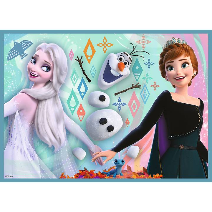 Пазл TREFL 4in1 Frozen Удивительный мир Ледяного сердца 12+15+20+24 элемента (5900511343816) Пазлы классический