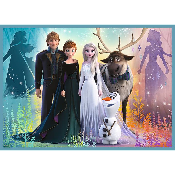 Пазл TREFL 4in1 Frozen Удивительный мир Ледяного сердца 12+15+20+24 элемента (5900511343816) Возраст от 3 лет