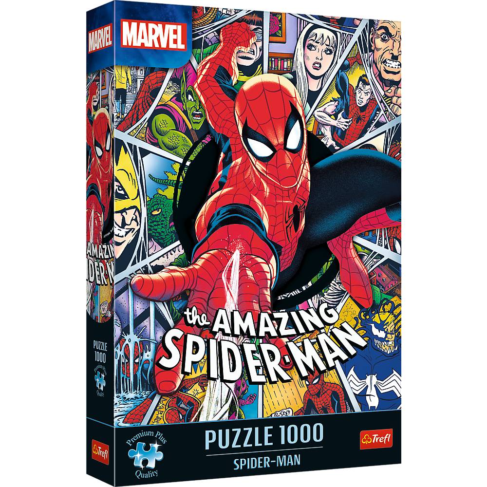 Пазли Trefl Marvel Spider-man Людина-павук 1000 ел (5900511108590) Предмет вивчення логіка