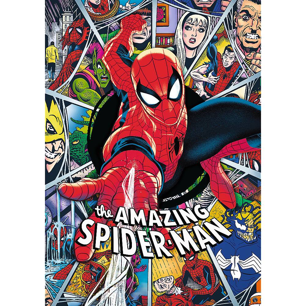 Пазли Trefl Marvel Spider-man Людина-павук 1000 ел (5900511108590) Для кого універсально