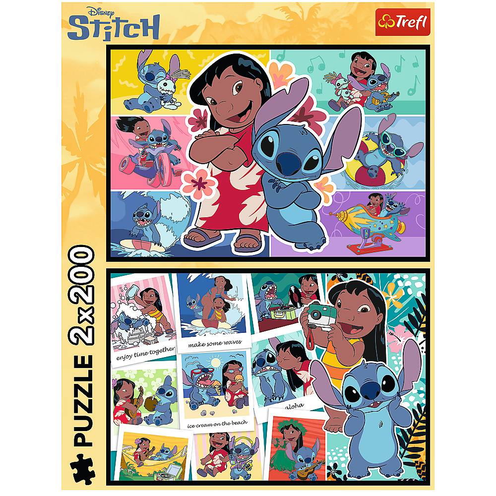 Пазли Trefl Stitch Щасливе життя Стіча 2х200 ел (5900511133349) Пазли Trefl Stitch Щасливе життя Стіча 2х200 ел (5900511133349)