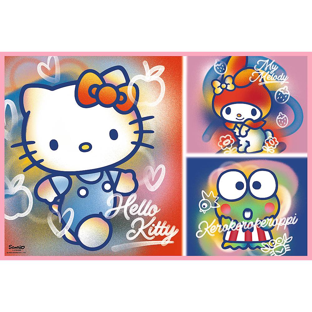 Пазли Trefl Hello Kitty Вітаю Кітті та друзів 2х200 ел (5900511133363) Для кого універсально
