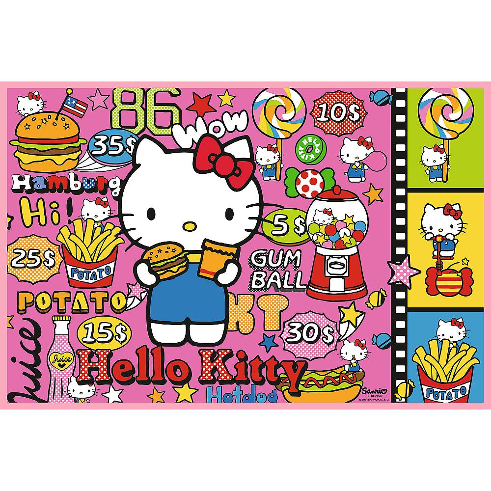Пазли Trefl Hello Kitty Вітаю Кітті та друзів 2х200 ел (5900511133363) Вік від 10 років