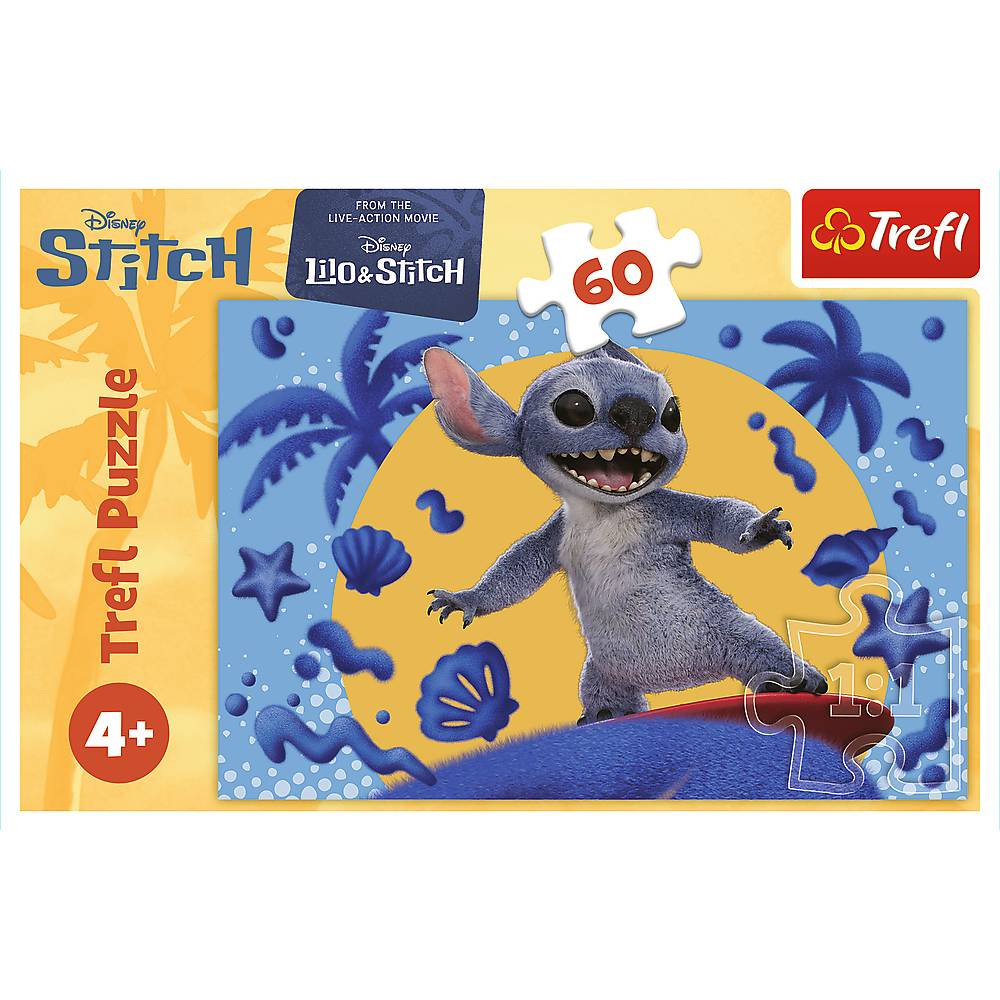 Пазли Trefl Lilo & Stitch The Movie День зі Стичем 60 ел (5900511174076)