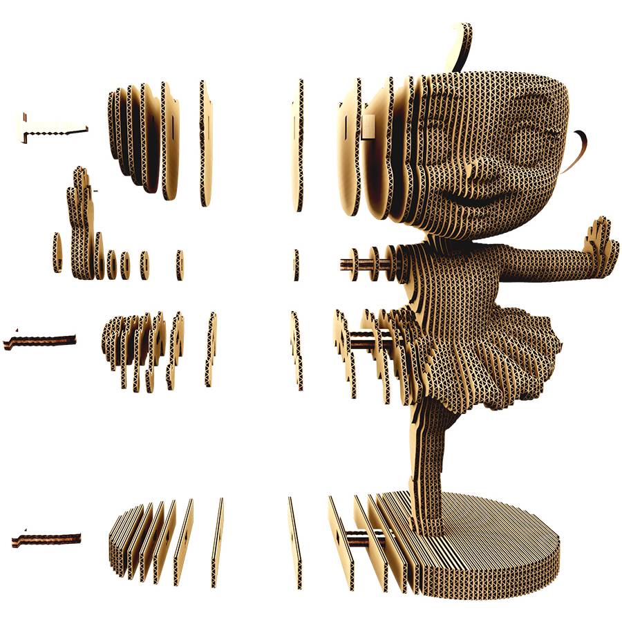 Заказать Картонный 3D пазл Cartonic 3D Puzzle Ballerina Cappuccina and Friends 301 эл (CARTBALLER)