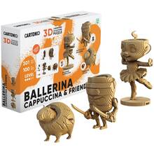Картонный 3D пазл Cartonic 3D Puzzle Ballerina Cappuccina and Friends 301 эл (CARTBALLER)