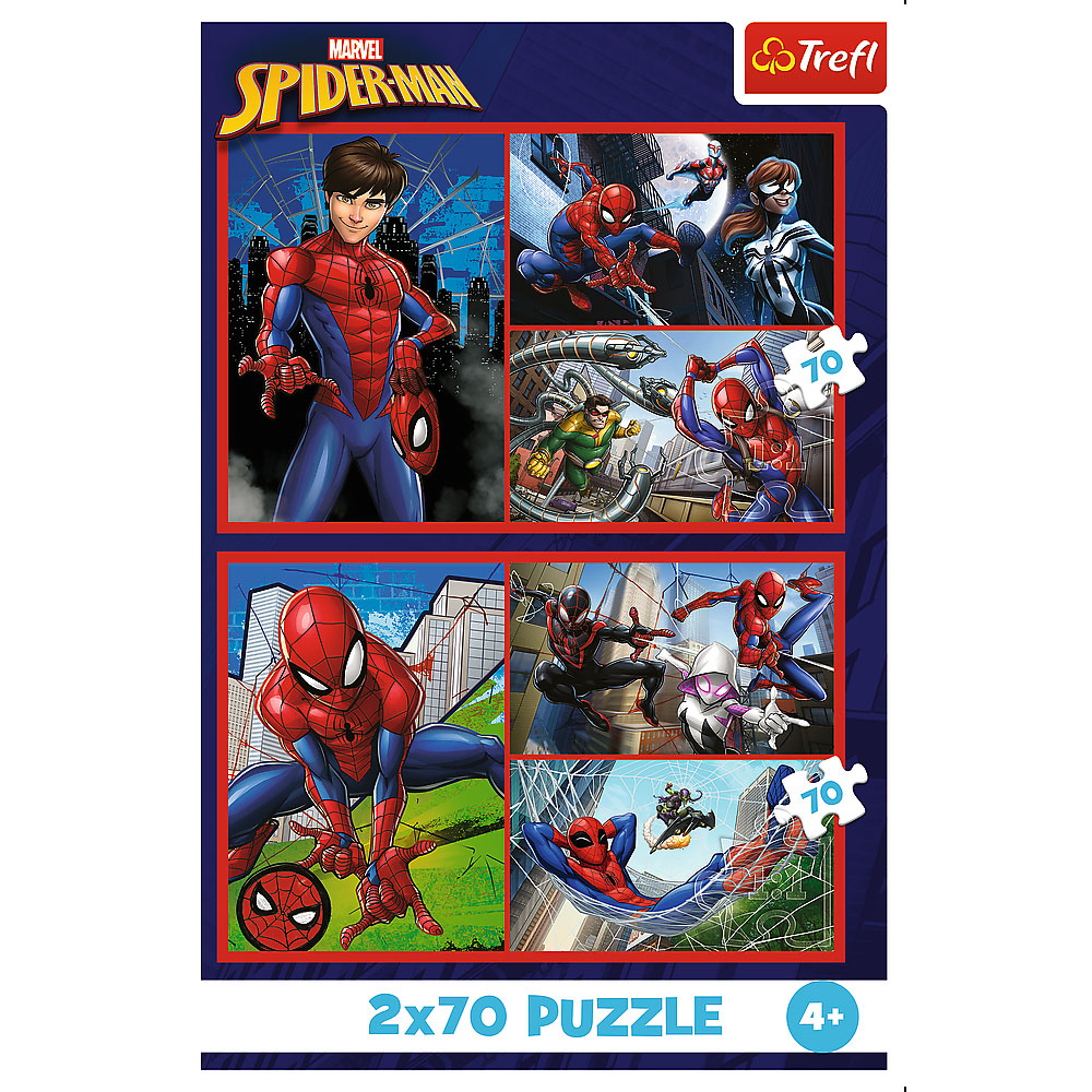 Набор пазлов TREFL Spiderman Паучьи истории 2х70 элементов (5900511344431)