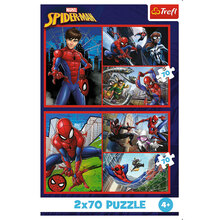Набор пазлов TREFL Spiderman Паучьи истории 2х70 элементов (5900511344431)