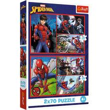 Набор пазлов TREFL Spiderman Паучьи истории 2х70 элементов (5900511344431)