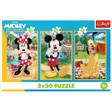 Набор пазлов TREFL Mickey&friends Мышь на празднике 3х50 элементов (5900511348811)