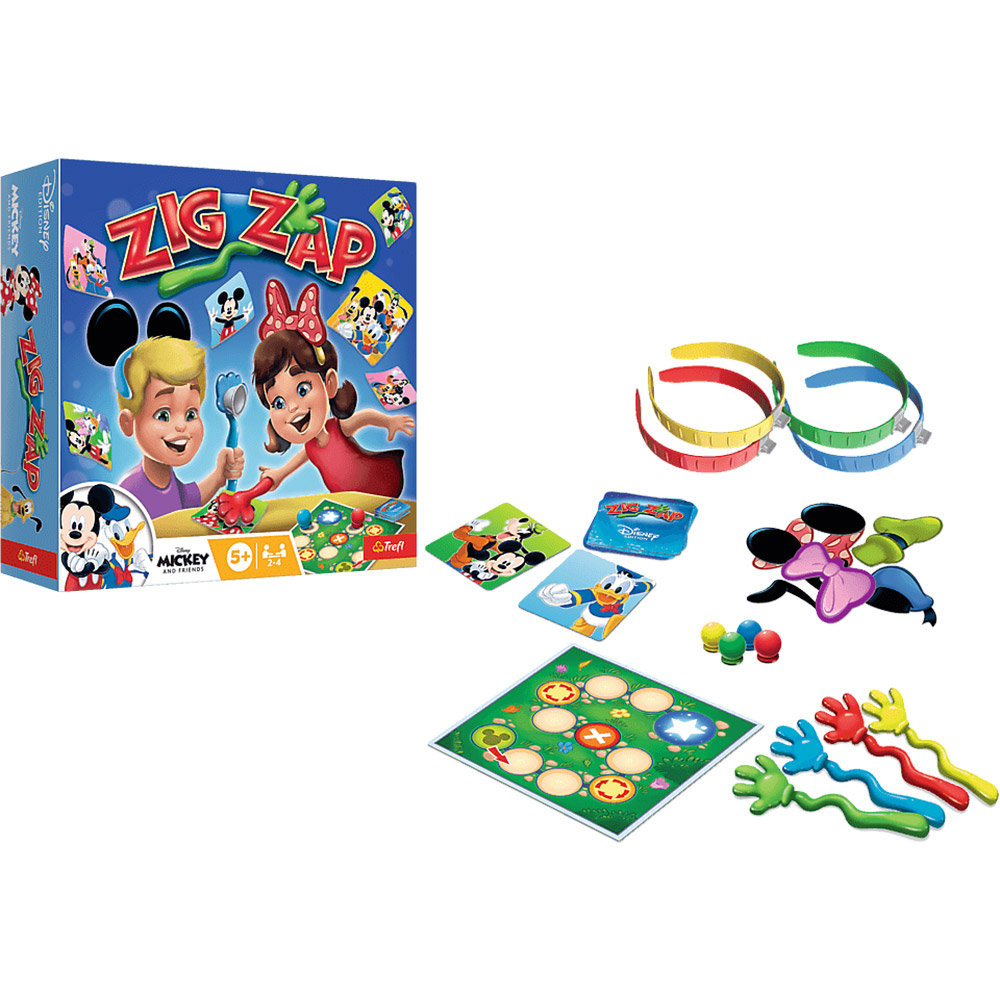 Настільна гра Trefl Disney Mickey and Friends Zig Zap (5900511024388) Для кого універсально