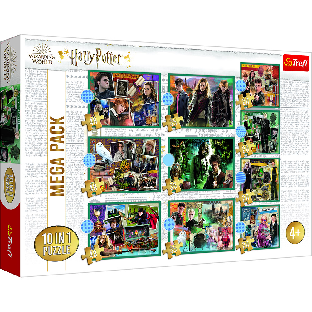 Набір пазлів Trefl Harry Potter Гаррі Поттера 3х48+3х35+4х20 елементів (5900511903928) Для кого універсально