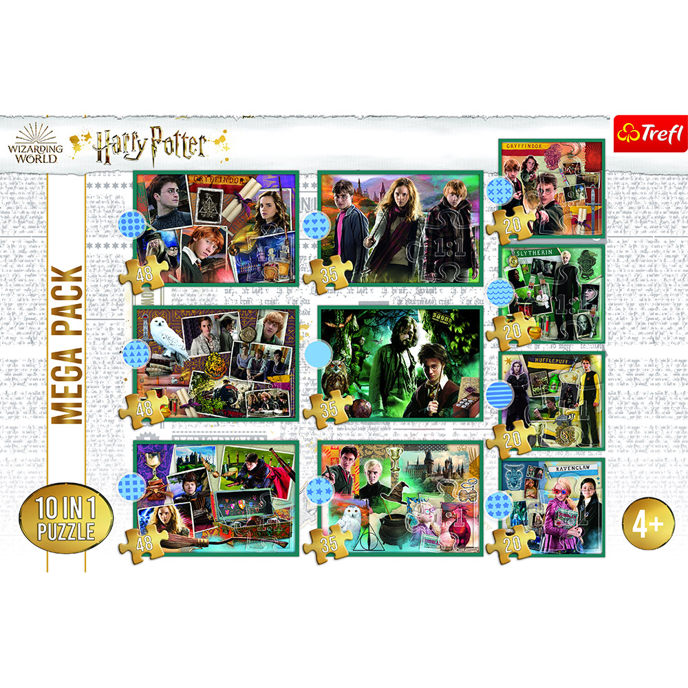 Набір пазлів Trefl Harry Potter Гаррі Поттера 3х48+3х35+4х20 елементів (5900511903928)