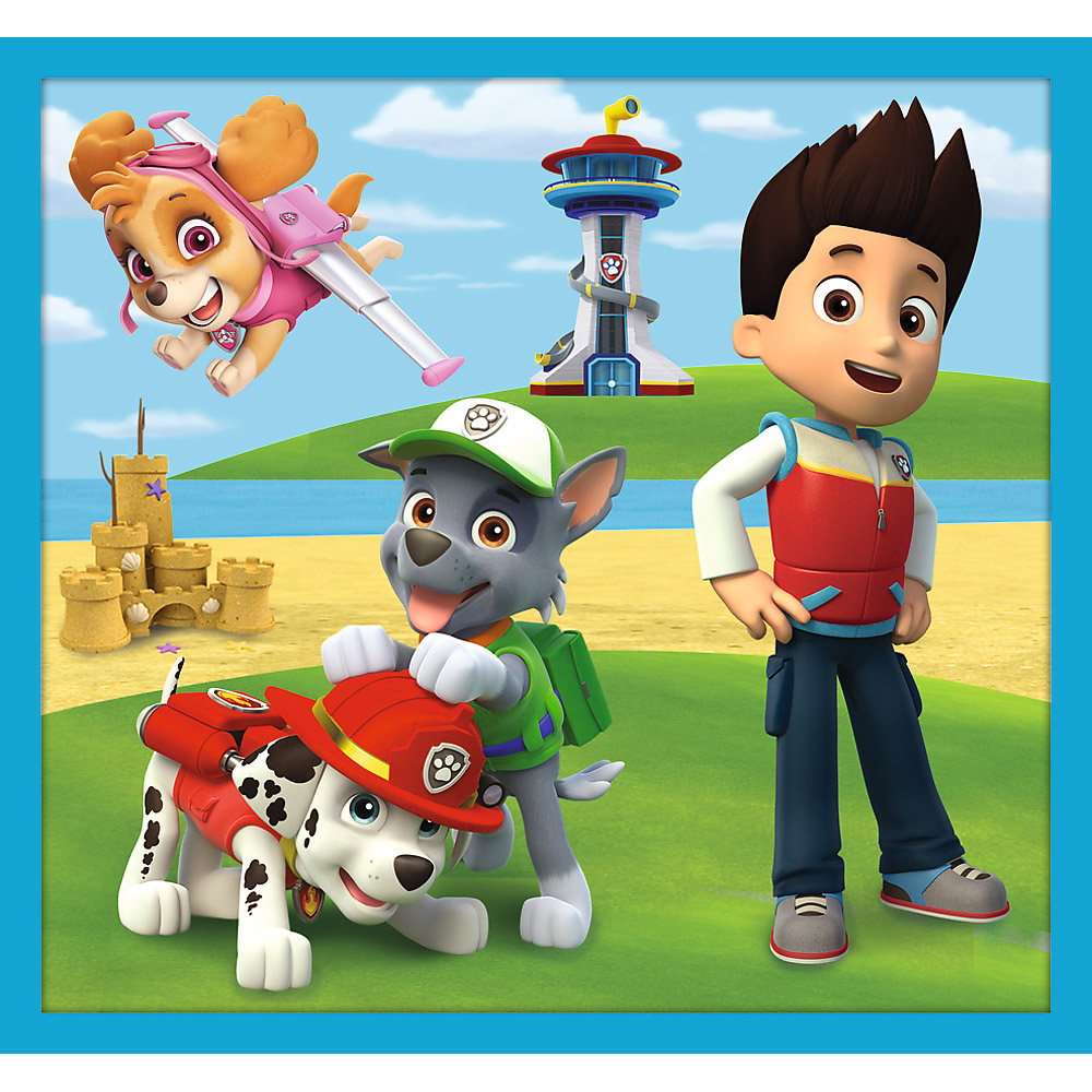 Набір пазлів Trefl Paw Patrol Надійна команда Щенячого патруля 3х48+3х35+4х20 елементів (5900511960013) Вік від 4 років