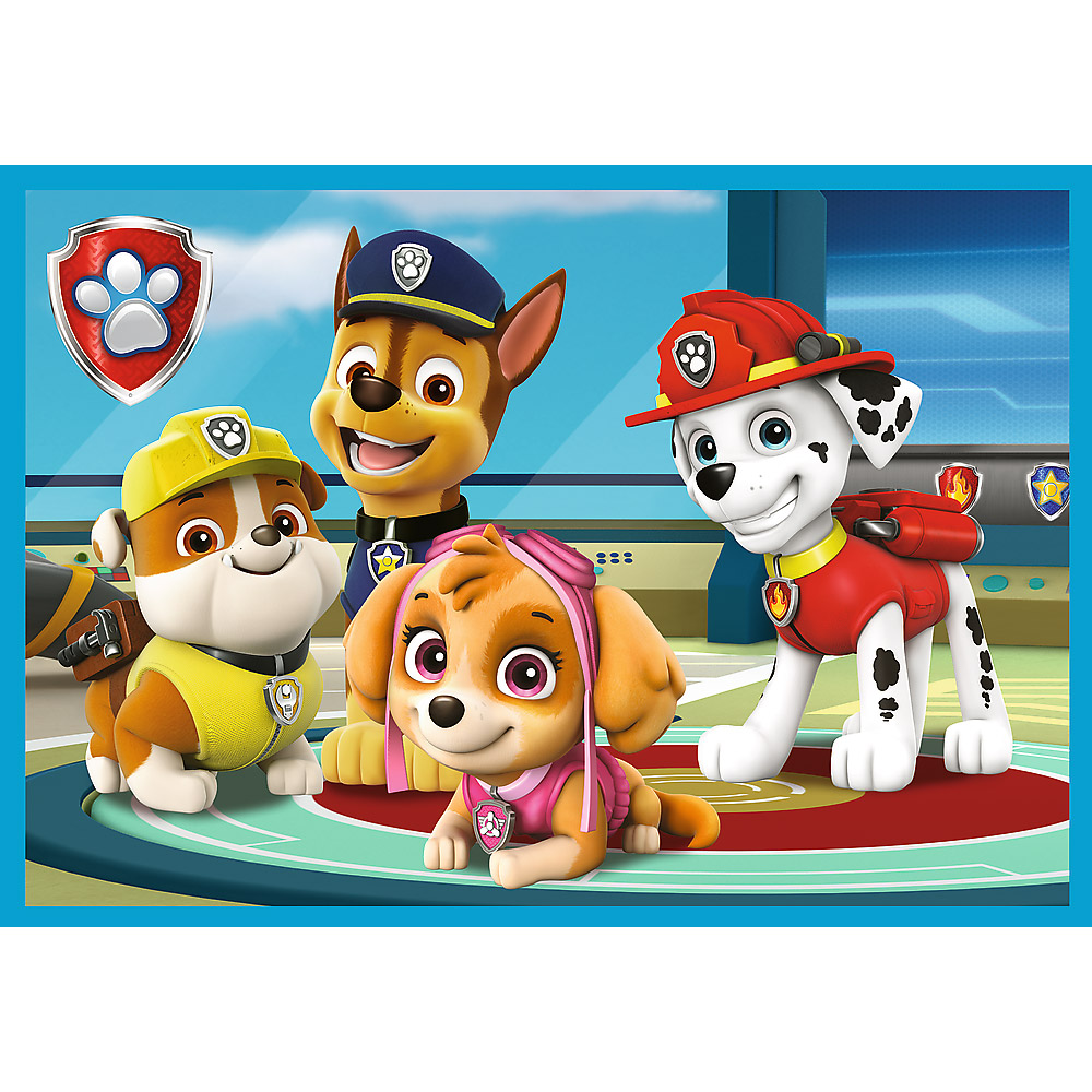 Зображення Набір пазлів Trefl Paw Patrol Надійна команда Щенячого патруля 3х48+3х35+4х20 елементів (5900511960013)