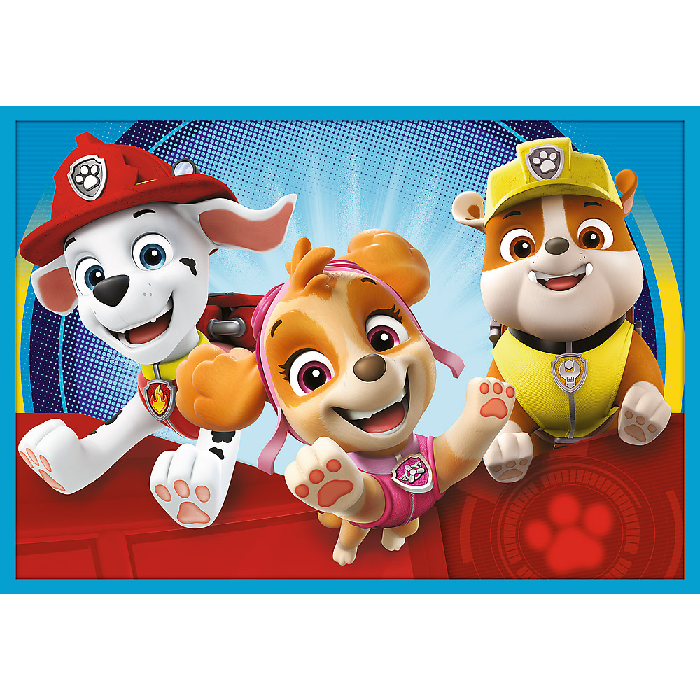 Фото Набір пазлів Trefl Paw Patrol Надійна команда Щенячого патруля 3х48+3х35+4х20 елементів (5900511960013)