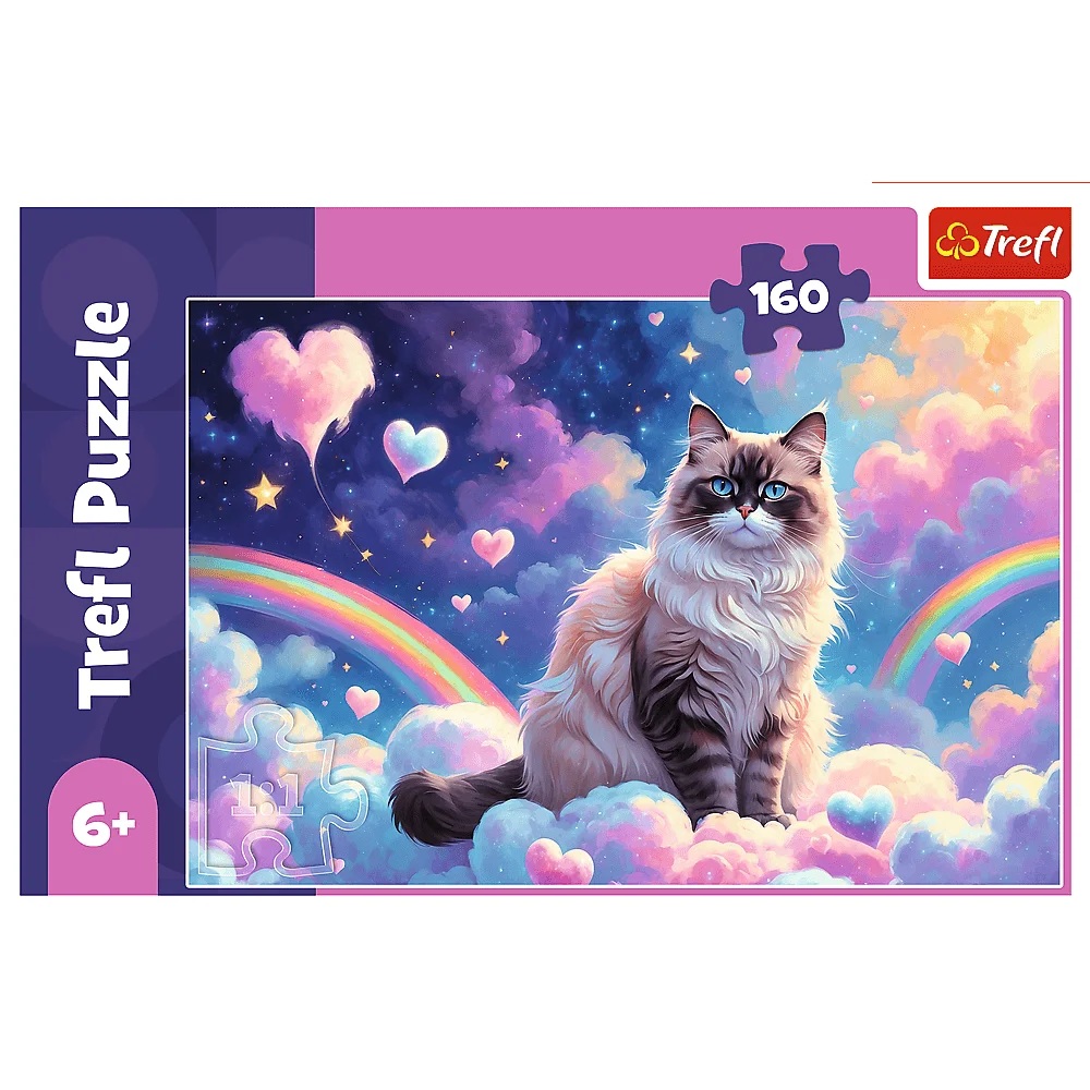 Пазли TREFL Домашній кіт 160 ел (33271) Для кого універсально